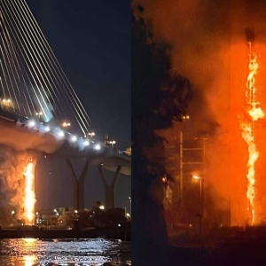 蒲密蓬二桥受损原因曝光!未成年玩火惹祸，家长赔偿100万