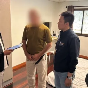 德国男子喷漆破坏公共设施，被押送帕岸岛警局