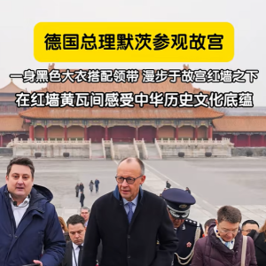 德国总理访问中国后，用中文发帖感叹