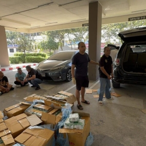 丰田越野车藏1.11吨毒品！泰国孔敬府抓获跨国贩毒团伙