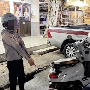 曼谷飞车抢劫！被捕男子自称需要钱养两个妻子