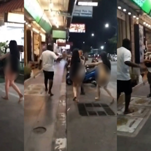 裸身追账！泰国变性女裸身追印度游客索款