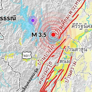 泰国南部出现地震群！两天震12次