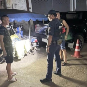 缅甸男子在北碧府走私燃油被捕，120升燃油被查扣