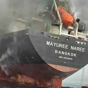 惊险突发！泰国货船刚过霍尔木兹海峡即遭袭击，船尾起火