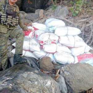 菲律宾缴获2200公斤冰毒，两名中国疑犯快艇搁浅逃入丛林