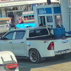 宋卡府皮卡车盗100升柴油逃逸，加油站催缴未果