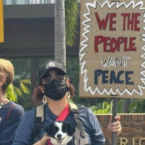 中东冲突外溢，清迈爆发反战示威直指美国