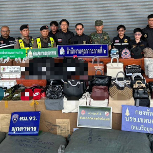 穆达汉海关大动作，超6万件假冒奢侈品被查