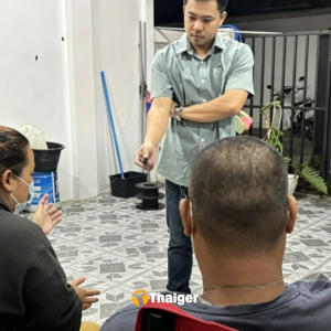 芭堤雅惊现“假警察”，持枪威胁住户劫摩托车