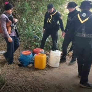 小额走私也难逃法眼！泰国边防打击汽油跨境