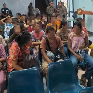 80多缅甸人躲树林，泰国警方查出偷渡大队