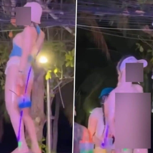 公共场合裸身跳舞！泰国跨性别女不雅行为，被警方追罚 ...