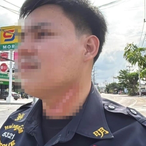 差点当场没命！芭堤雅一根电线把人勒翻