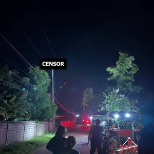 泰那空帕侬府惨案：精神异常男爬高压电杆触电，坠落身亡