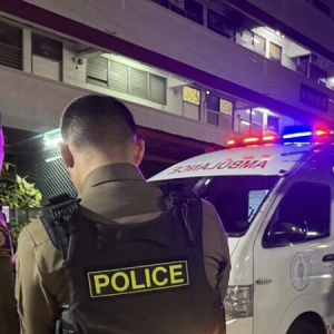 曼谷警局宿舍传枪响, 一警官头部中枪送医抢救
