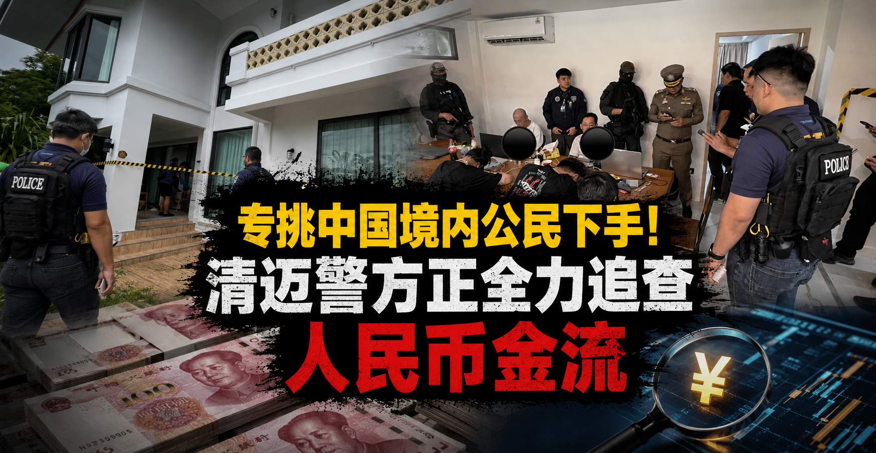 专挑中国境内公民下手！清迈警方正全力追查